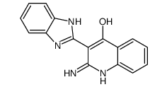 2-amino-3-(1H-benzimidazol-2-yl)-1H-quinolin-4-one Structure