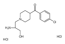 [1-[(2S)-2-amino-3-hydroxypropyl]piperidin-4-yl]-(4-chlorophenyl)methanone,dihydrochloride Structure