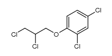 1,3-dichloro-2-(2,4-dichlorophenoxy)propane Structure
