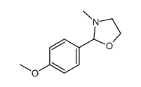 2-(4-methoxyphenyl)-3-methyl-1,3-oxazolidine Structure