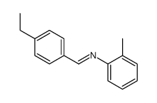 1-(4-ethylphenyl)-N-(2-methylphenyl)methanimine Structure