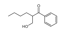 2-(hydroxymethyl)-1-phenylhexan-1-one Structure