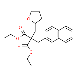 diethyl (1-naphthylmethyl)tetrahydrofurfurylmalonate Structure