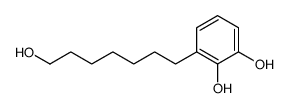 3-(7-hydroxyheptyl)benzene-1,2-diol Structure