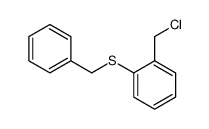 o-Benzylmercaptobenzyl chloride Structure