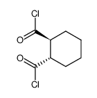(1S,2S)-cyclohexane-1,2-dicarbonyl dichloride Structure