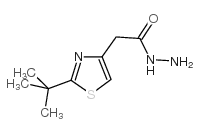 (2-TERT-BUTYLTHIAZOL-4-YL)ACETIC ACID HYDRAZIDE Structure