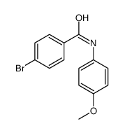 4-Bromo-N-(4-methoxyphenyl)benzamide结构式