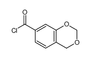 4H-1,3-Benzodioxine-7-carbonyl chloride结构式