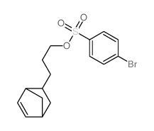 Benzenesulfonic acid,4-bromo-, 3-bicyclo[2.2.1]hept-5-en-2-ylpropyl ester, endo- (9CI)结构式