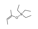 2-triethylsiloxy-2-butene Structure