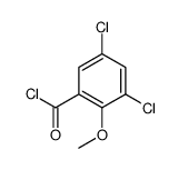 3,5-dichloro-2-methoxybenzoyl chloride Structure