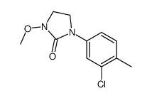 1-(3-chloro-4-methylphenyl)-3-methoxyimidazolidin-2-one结构式