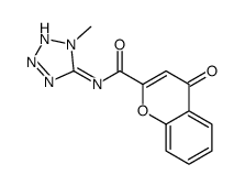 N-(1-methyltetrazol-5-yl)-4-oxochromene-2-carboxamide Structure