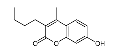 3-butyl-7-hydroxy-4-methylchromen-2-one结构式