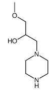 1-Piperazineethanol,-alpha--(methoxymethyl)-(9CI) Structure