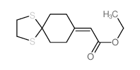 ethyl 2-(1,4-dithiaspiro[4.5]dec-8-ylidene)acetate Structure