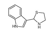 2-(1H-indol-3-yl)-1,3-thiazolidine Structure