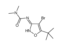 3-(4-bromo-5-tert-butyl-1,2-oxazol-3-yl)-1,1-dimethylurea Structure