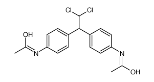 N-[4-[1-(4-acetamidophenyl)-2,2-dichloroethyl]phenyl]acetamide Structure