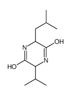 Cyclo(Leu-Val)结构式