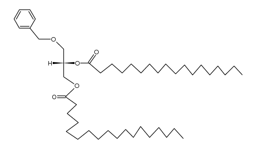 [S,(+)]-3-O-Benzyl-1-O,2-O-distearoyl-L-glycerol结构式