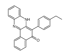 6-(4-ethylphenyl)-7H-benzo[a]phenazin-5-one结构式