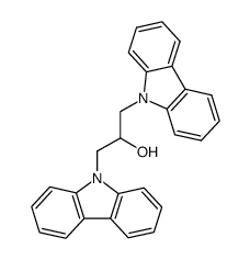 1,3-di(9H-carbazol-9-yl)propan-2-ol结构式