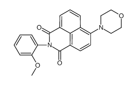 2-(2-methoxyphenyl)-6-morpholin-4-ylbenzo[de]isoquinoline-1,3-dione Structure