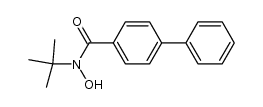 N-(1,1-dimethylethyl)-N-hydroxy[1,1'-biphenylyl]-4-carboxamide Structure