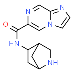 Imidazo[1,2-a]pyrazine-6-carboxamide, N-2-azabicyclo[2.2.1]hept-5-yl- (9CI)结构式