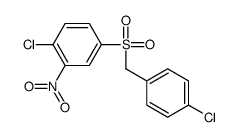 1-chloro-4-[(4-chlorophenyl)methylsulfonyl]-2-nitrobenzene结构式