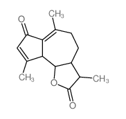 Azuleno[4,5-b]furan-2,7-dione,3,3a,4,5,9a,9b-hexahydro-3,6,9-trimethyl-, (3R,3aS,9aS,9bS)-结构式