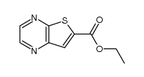 噻吩并[2,3-B]吡嗪-6-羧酸乙酯结构式