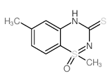 10-hydroxy-4,10-dimethyl-10$l^60050-92-2-thia-7,9-diazabicyclo[4.4.0]deca-2,4,6-triene-8-thione结构式