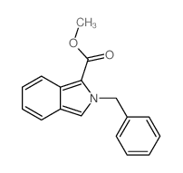 2H-Isoindole-1-carboxylicacid, 2-(phenylmethyl)-, methyl ester Structure