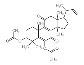 24-Norchola-5,8,22-triene-7,11-dione,3,6-bis(acetyloxy)-4,4,14-trimethyl-, (3b)- (9CI) picture