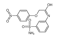 2-(4-nitrophenoxy)-N-(3-sulfamoylphenyl)acetamide Structure