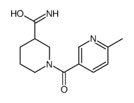 1-(6-methylpyridine-3-carbonyl)piperidine-3-carboxamide Structure