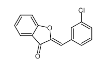2-[(3-chlorophenyl)methylidene]-1-benzofuran-3-one Structure