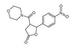 4-(morpholine-4-carbonyl)-5-(4-nitrophenyl)oxolan-2-one Structure