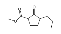 methyl 2-oxo-3-propylcyclopentane-1-carboxylate Structure