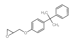 2-{[4-(1-甲基-1-苯基乙基)苯氧基]甲基}环氧乙烷结构式