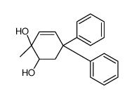 2-methyl-5,5-diphenylcyclohex-3-ene-1,2-diol Structure
