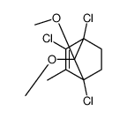 1,3,4-trichloro-7,7-dimethoxy-2-methylbicyclo[2.2.1]hept-2-ene结构式