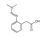 2-[2-(dimethylaminodiazenyl)phenyl]acetic acid Structure