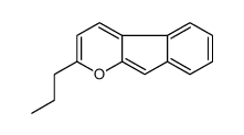 2-propylindeno[2,1-b]pyran Structure