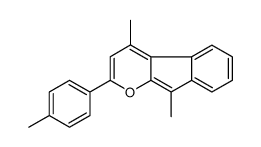4,9-dimethyl-2-(4-methylphenyl)indeno[2,1-b]pyran结构式