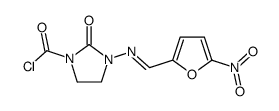 3-(5-nitro-furan-2-ylmethyleneamino)-2-oxo-imidazolidine-1-carbonyl chloride Structure