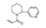 1-[(2S)-2-pyridin-3-ylpiperidin-1-yl]prop-2-en-1-one结构式